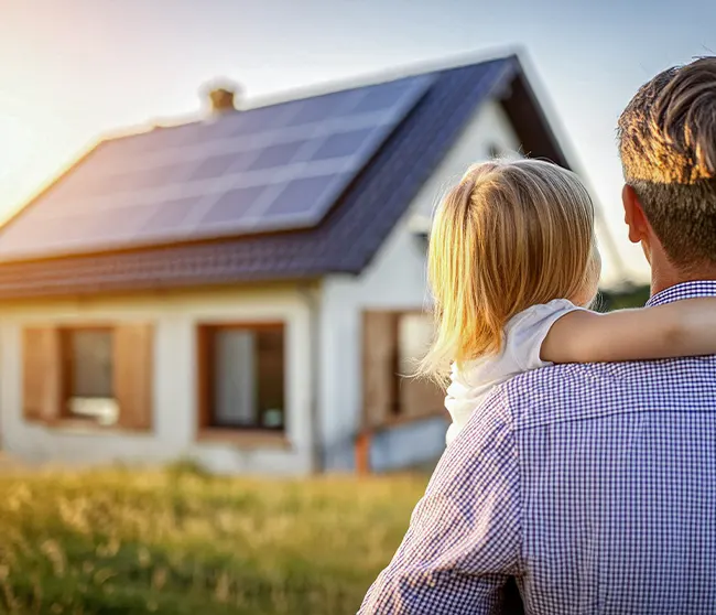 Unsere glücklichen Kunden mit ihrer neuen PV-Anlage von eVONEL